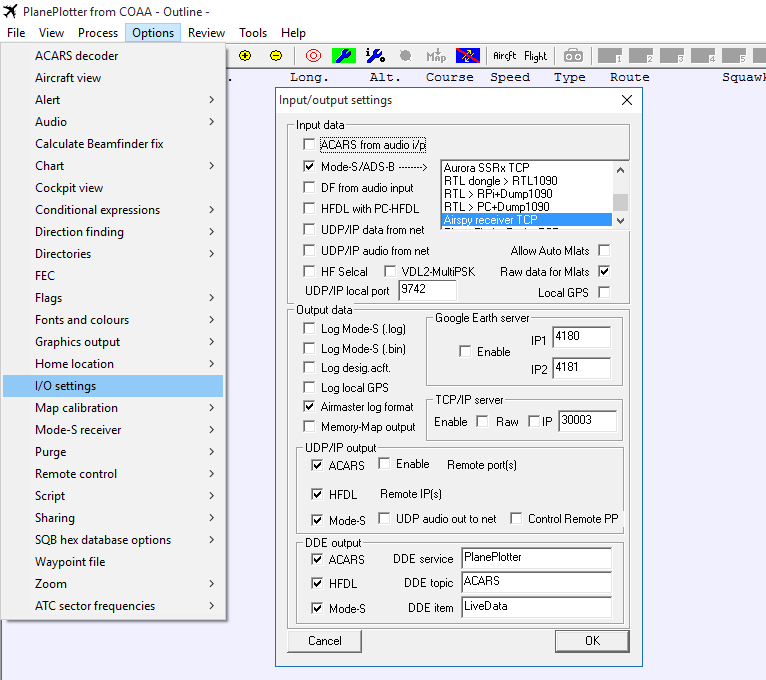 Plane Plotter Configuration 1